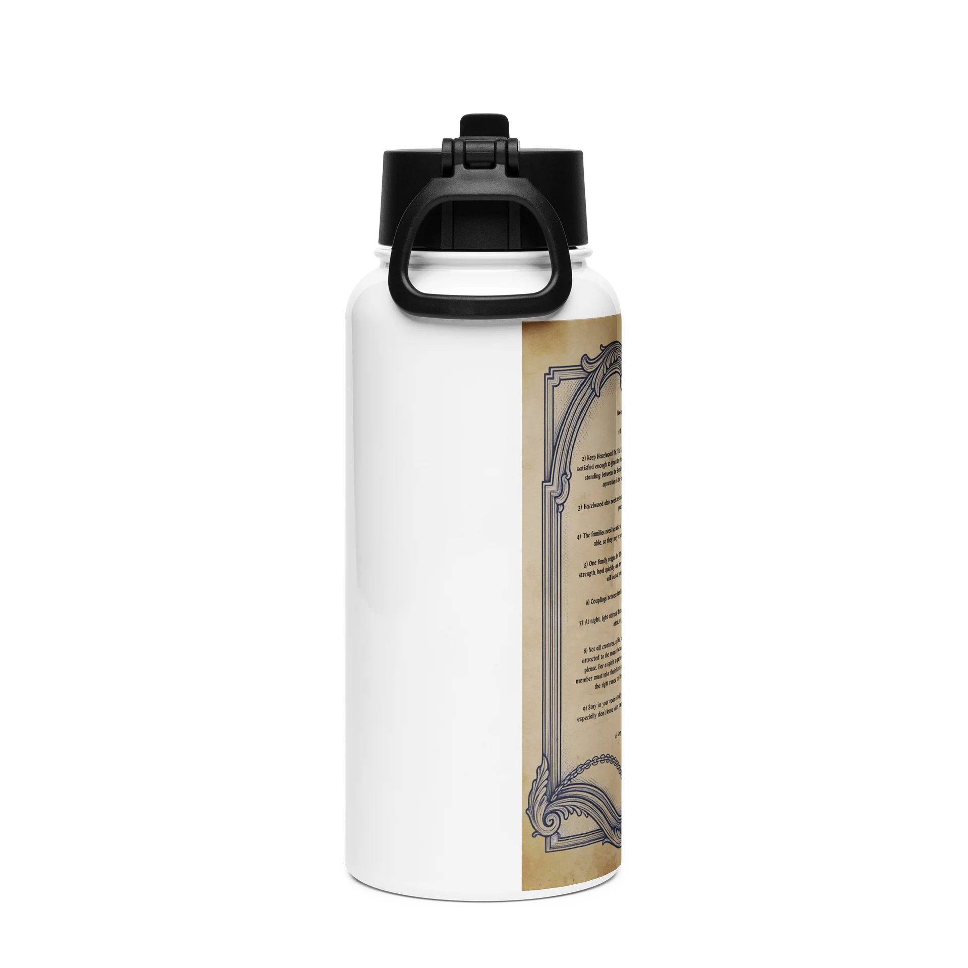 House Rules Stainless Steel Water Bottle product image (3)