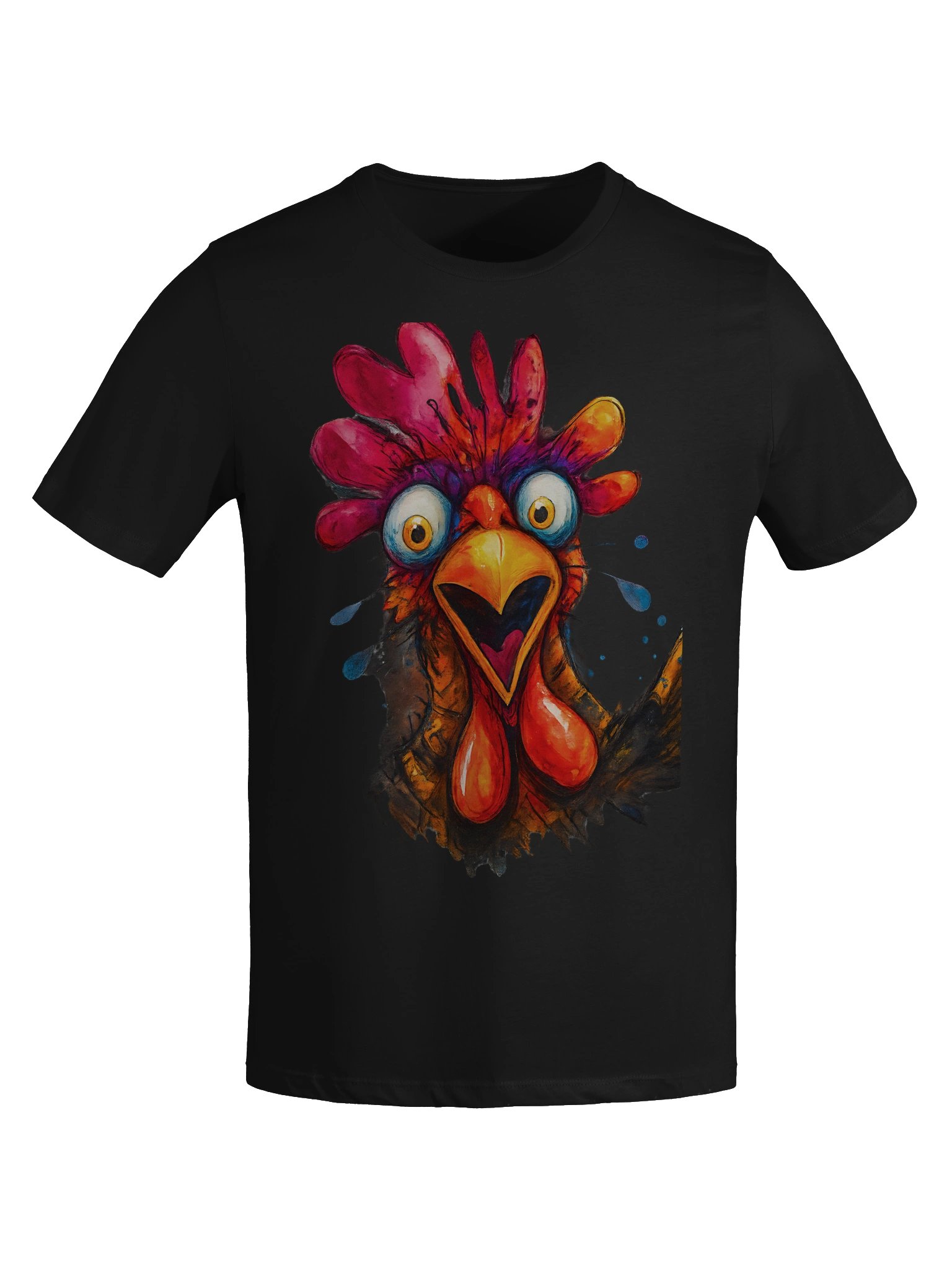 Surprised Rooster Women's Relaxed-fit T-Shirt product image (52)