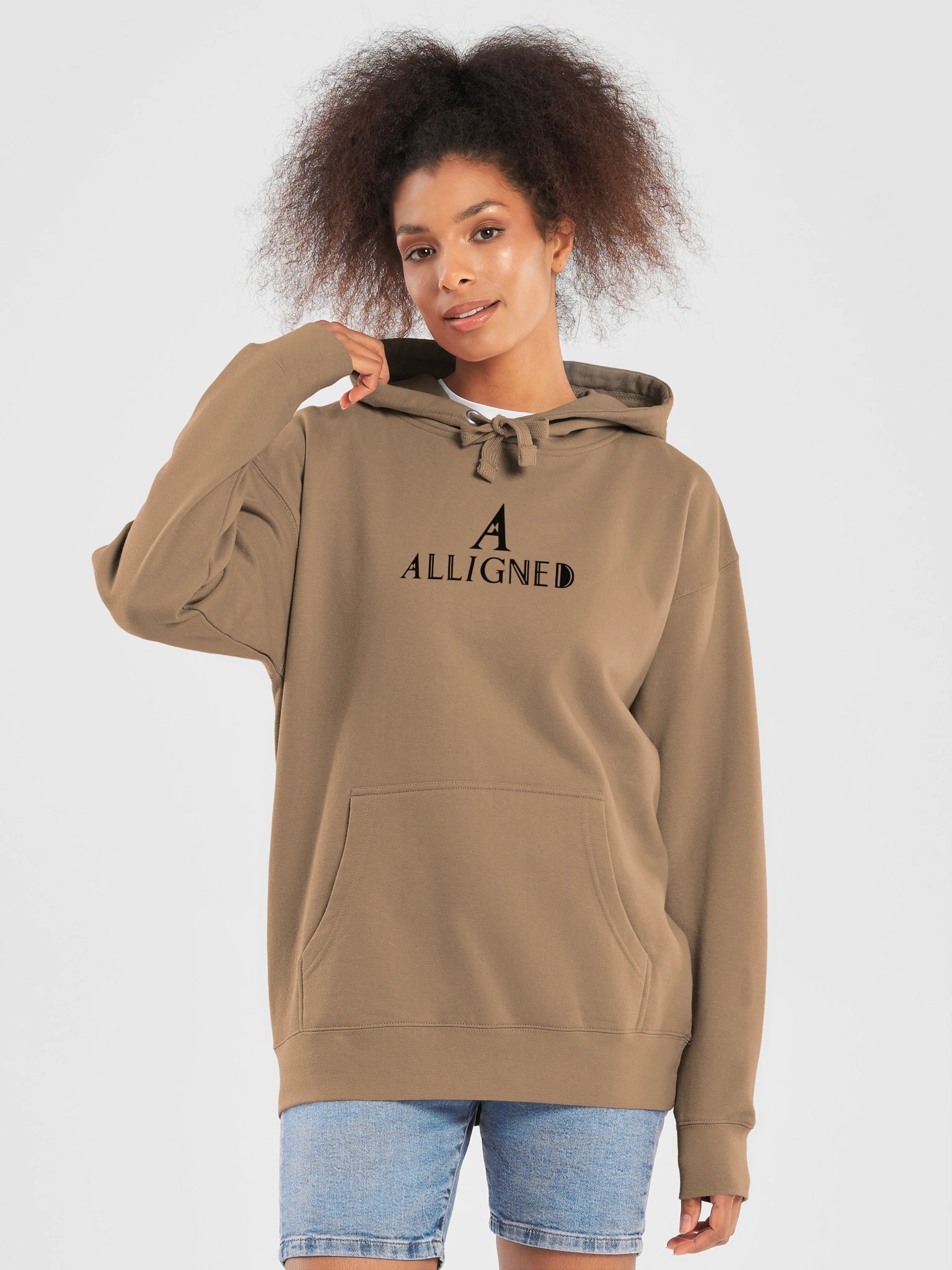 ALLIGNED Gloss Logo Premium Hoodie product image (48)