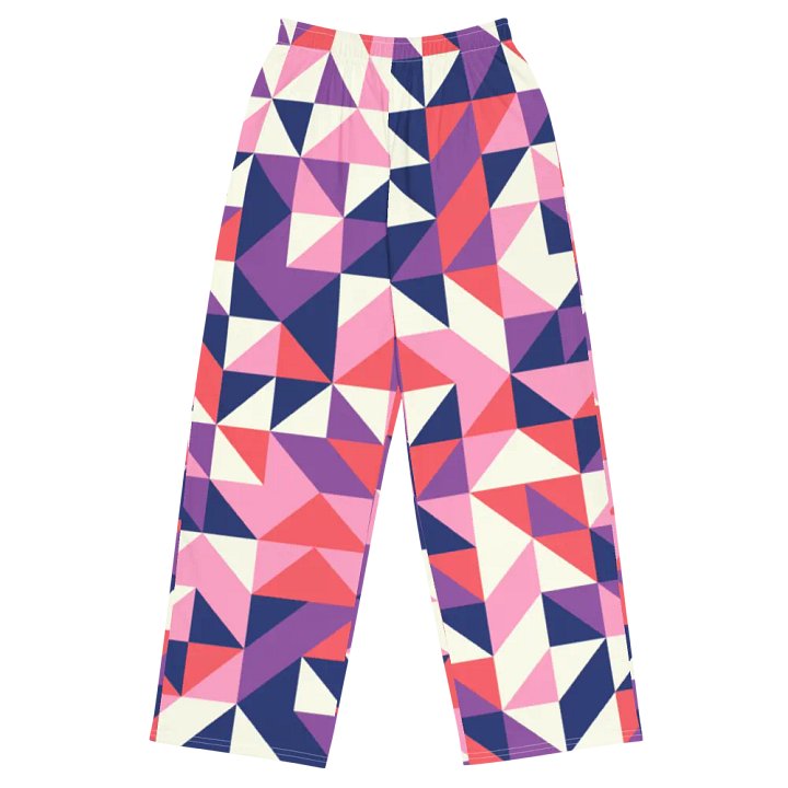 BUIII Dynamic Geometry: Amethyst Dawn Wide-Leg Pants product image (1)