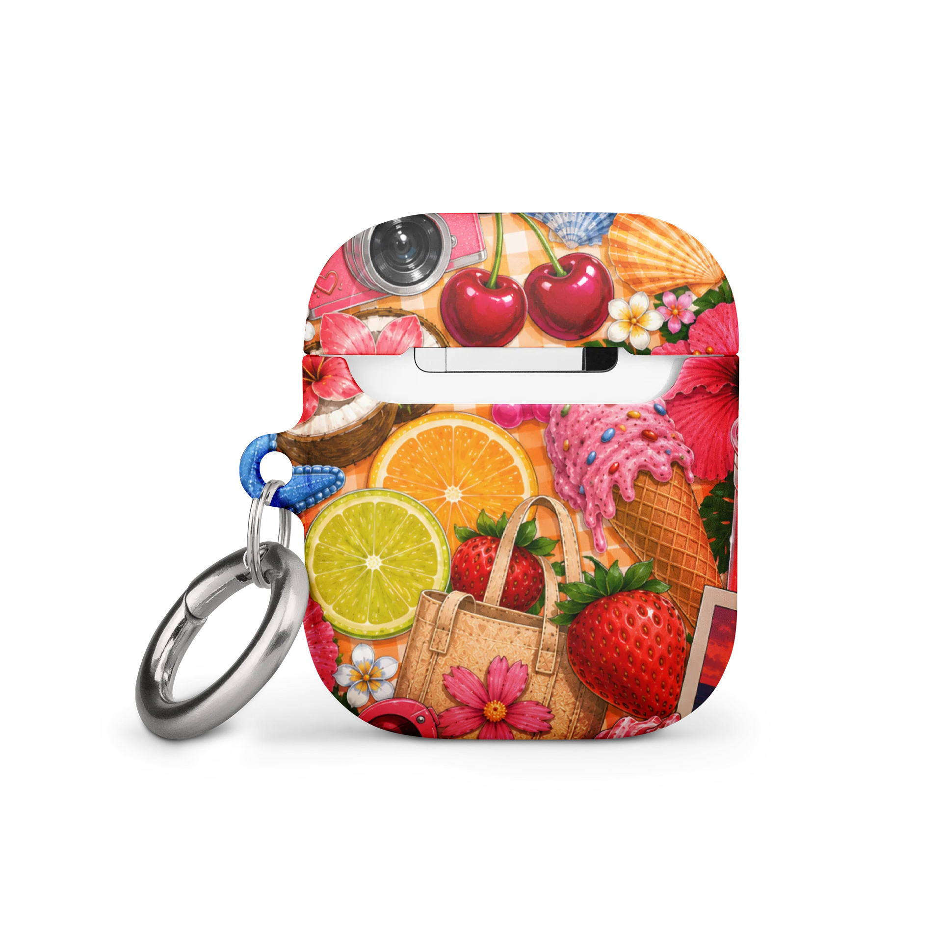 Colorful Summer Vacation Collage AirPods Case product image (3)