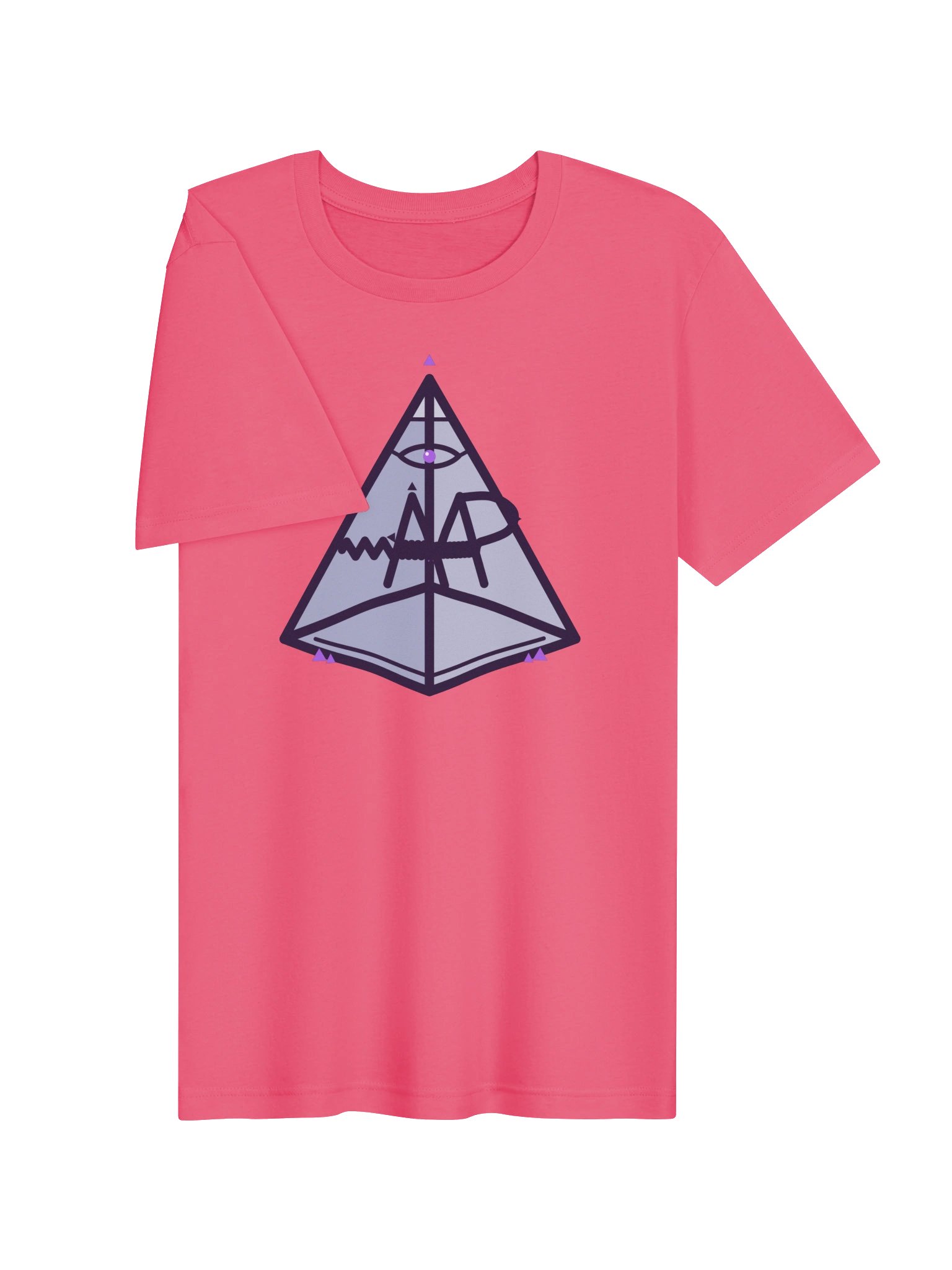 Mt. AMP Pyramid Tee — Pink product image (3)