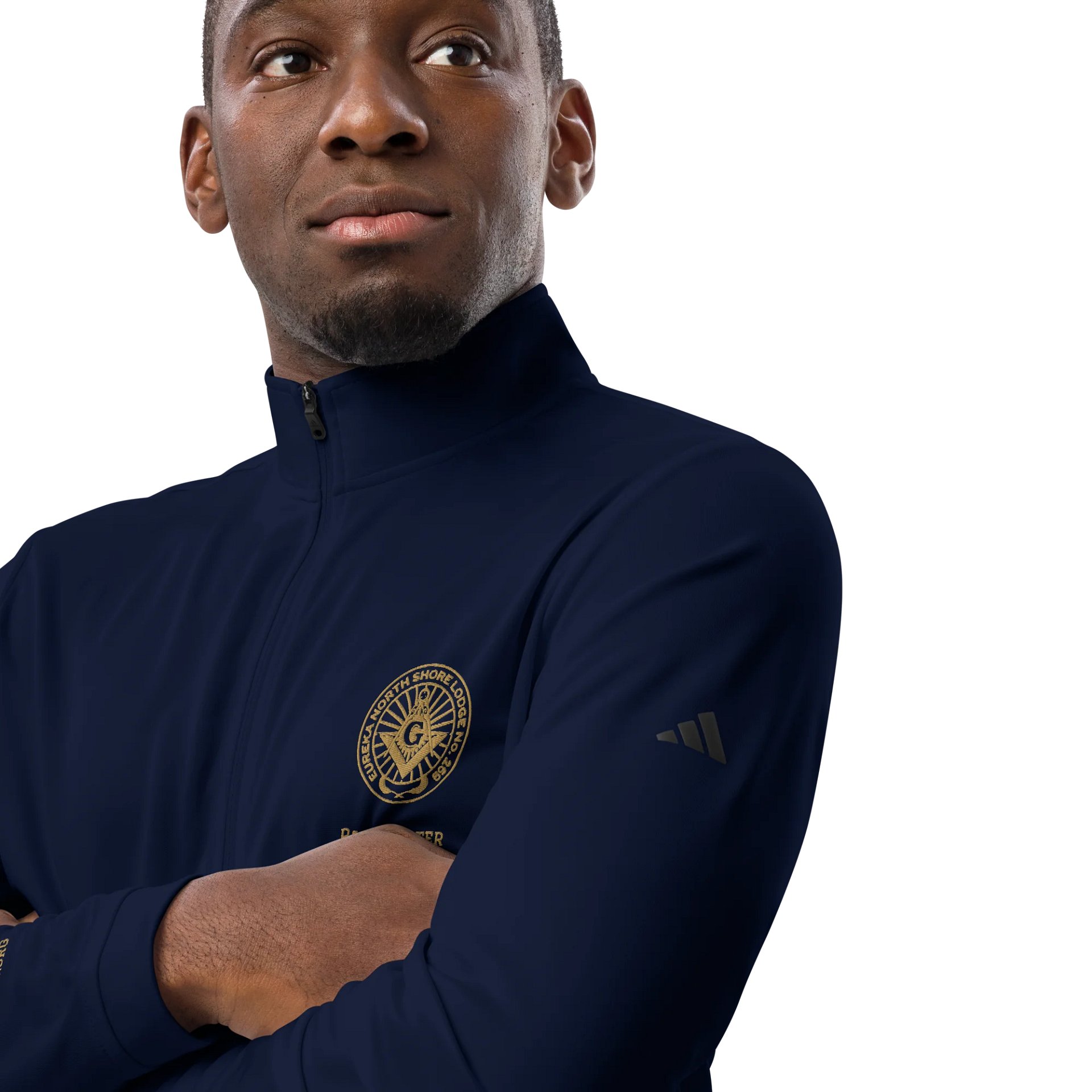 Adidas® ENS Past Master’s Quarter-Zip Pullover product image (8)