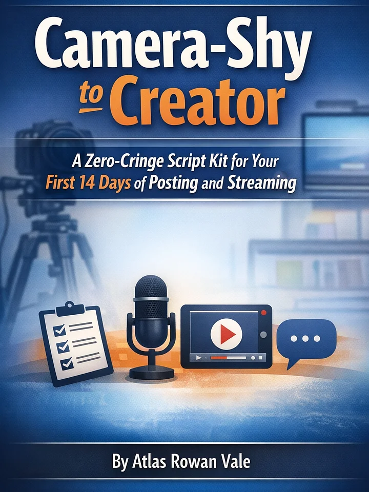 Camera-Shy to Creator – 14-Day Script Kit (PDF) product image (1)
