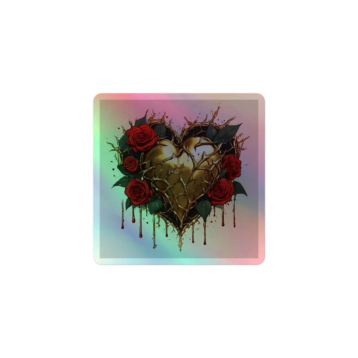 DMG Broken Hearted Sticker Holo product image (1)