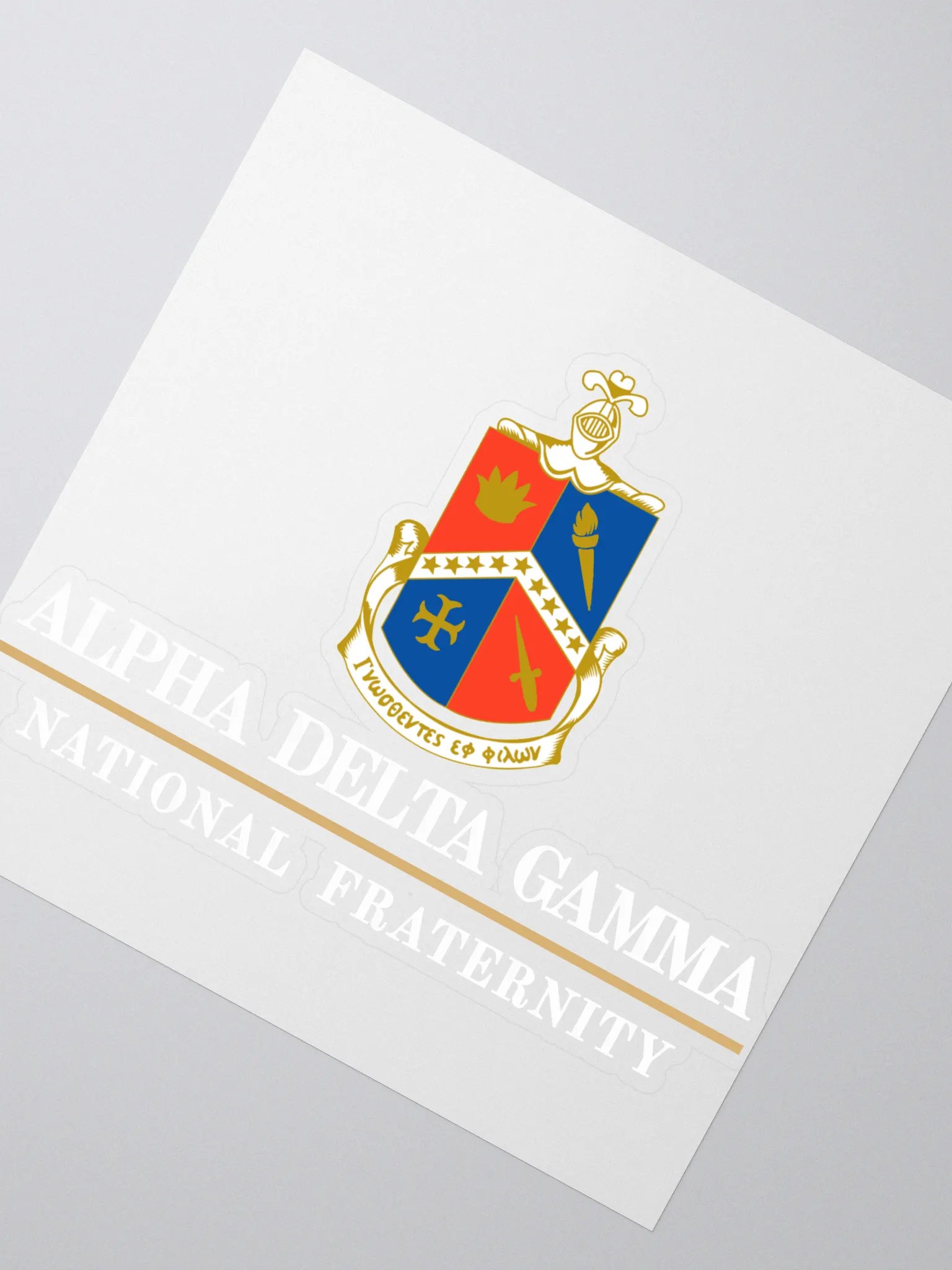 Copy of ADG Greek Letters Gold - Sticker product image (2)