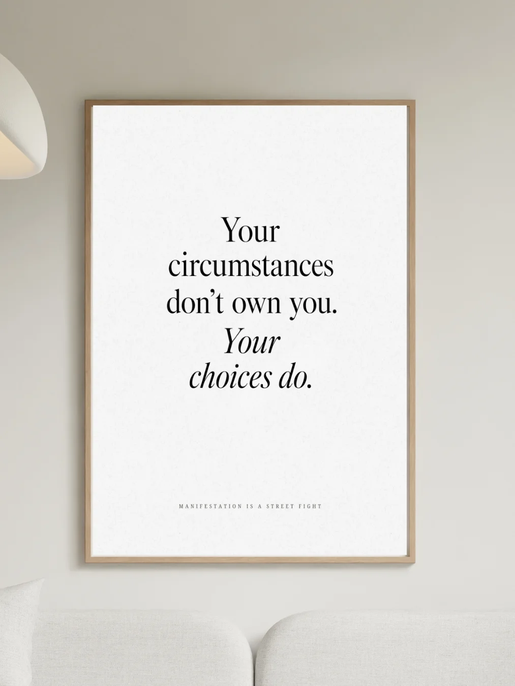 Manifestation Is a Street Fight – Minimalist Printable Wall Art Bundle product image (2)