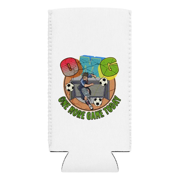 OMG One More Game Today Soccer Can Cooler product image (2)