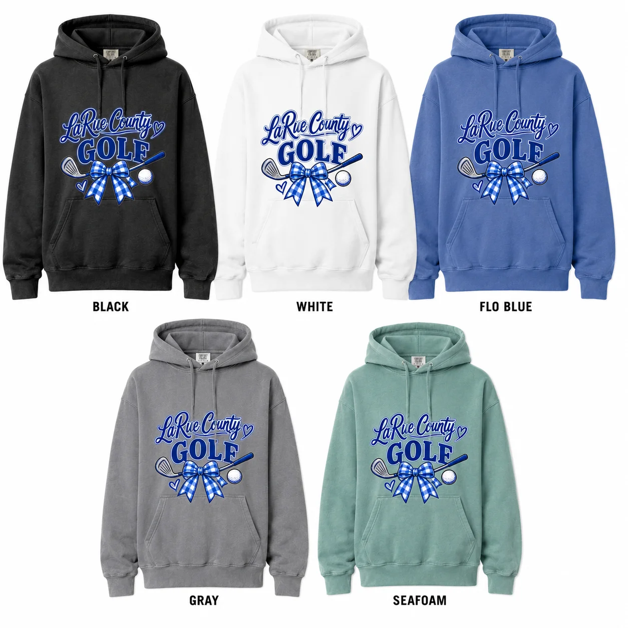 golf bow Comfort Colors Hoodie product image (2)