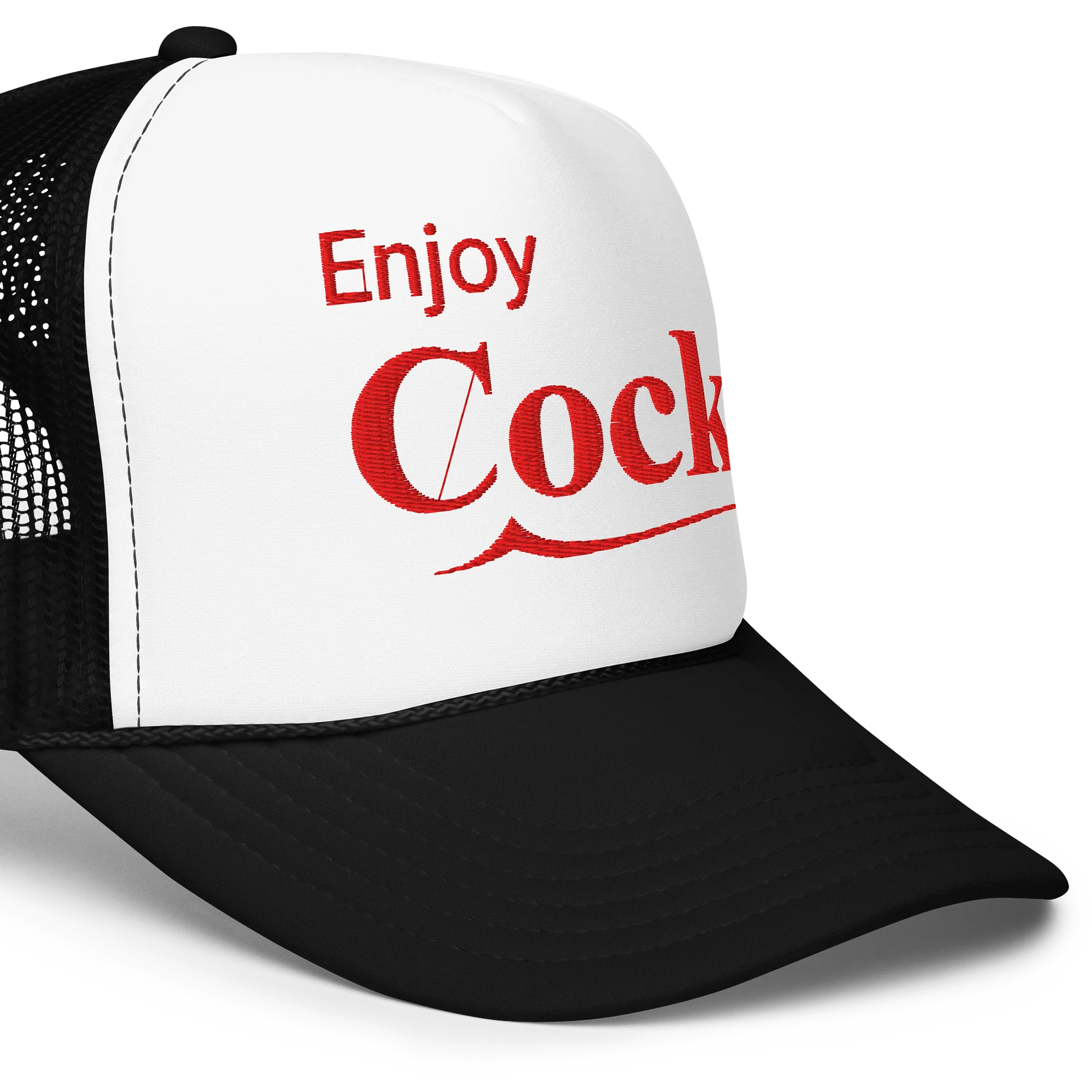 ENJOY COCK Foam Trucker Hat product image (5)