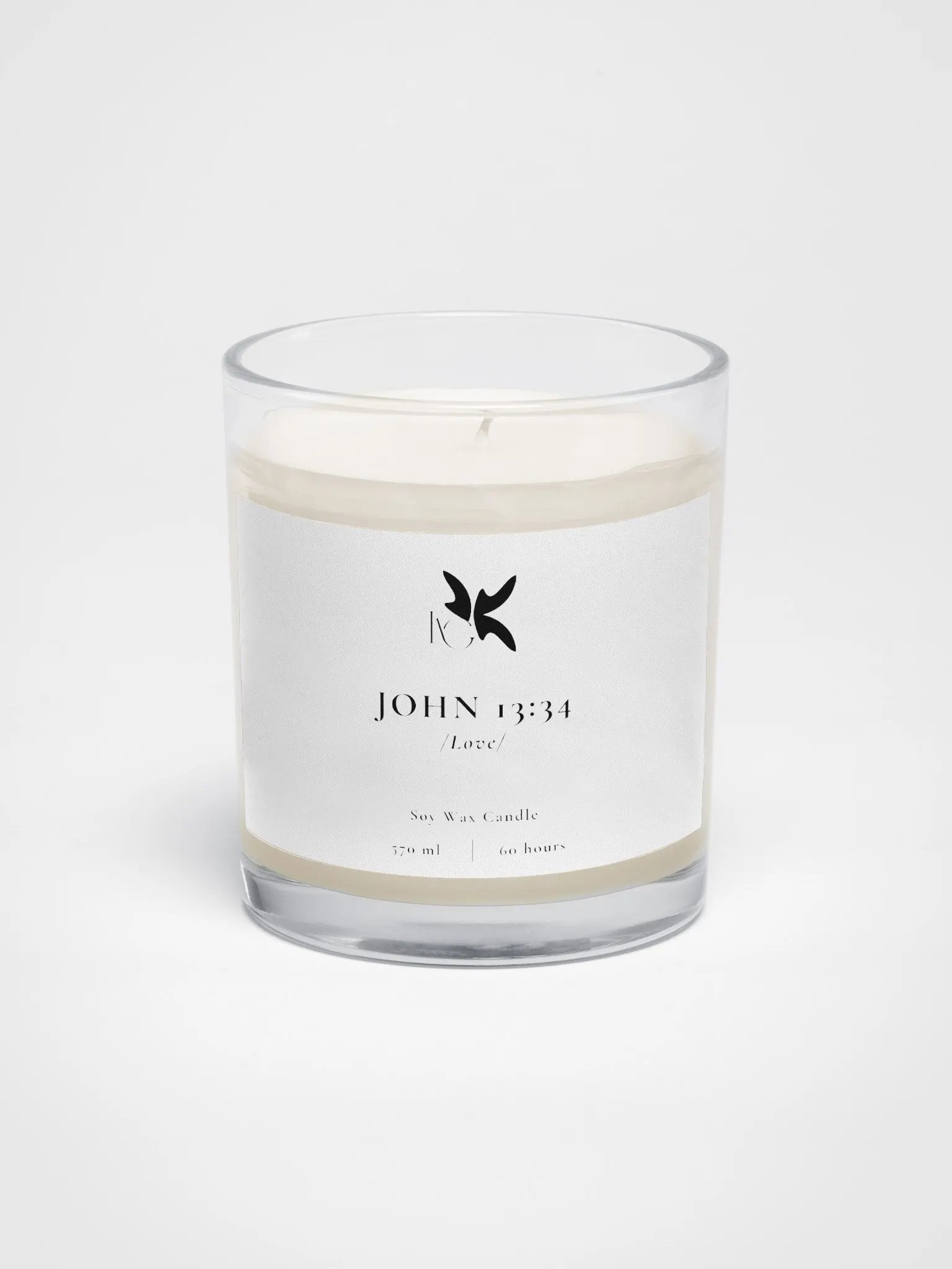 LOVE Soy Wax Candle - 60 HOURS product image (1)