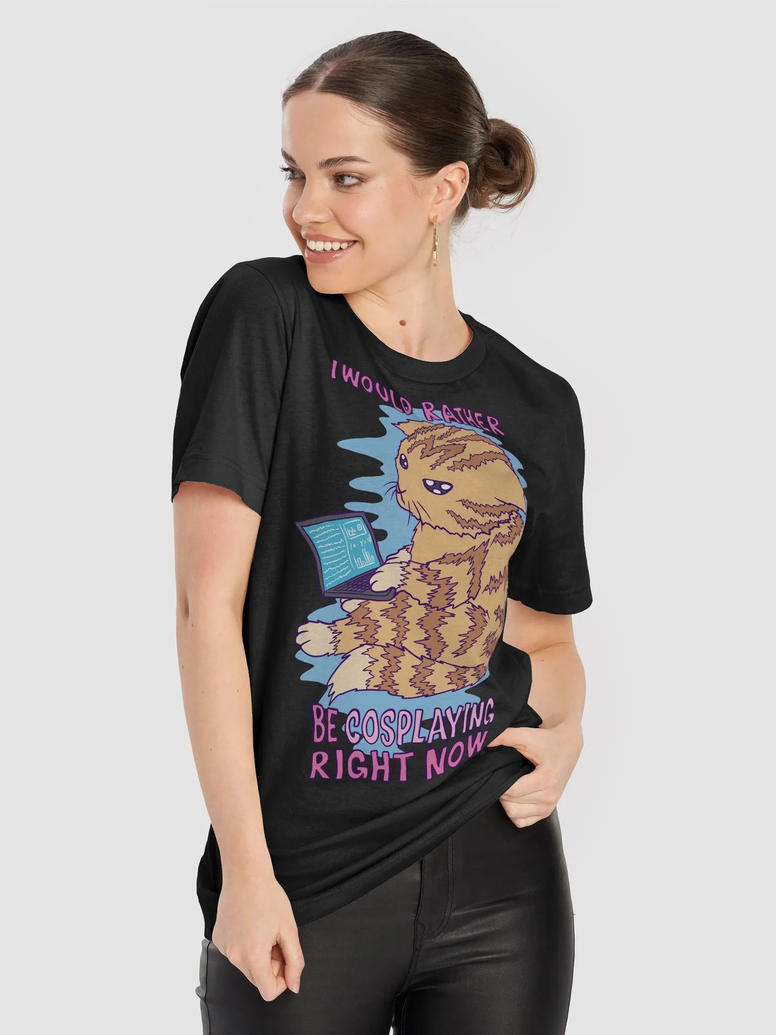 I would rather be cosplaying right now Tshirt product image (8)