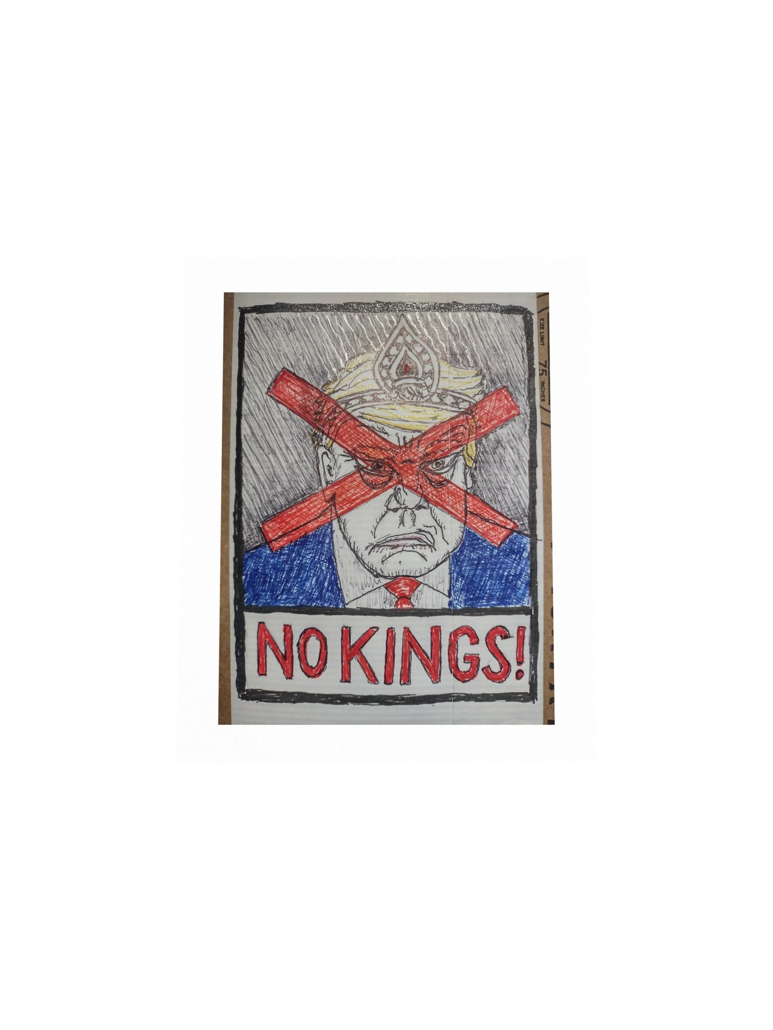NO KINGS! Print product image (4)