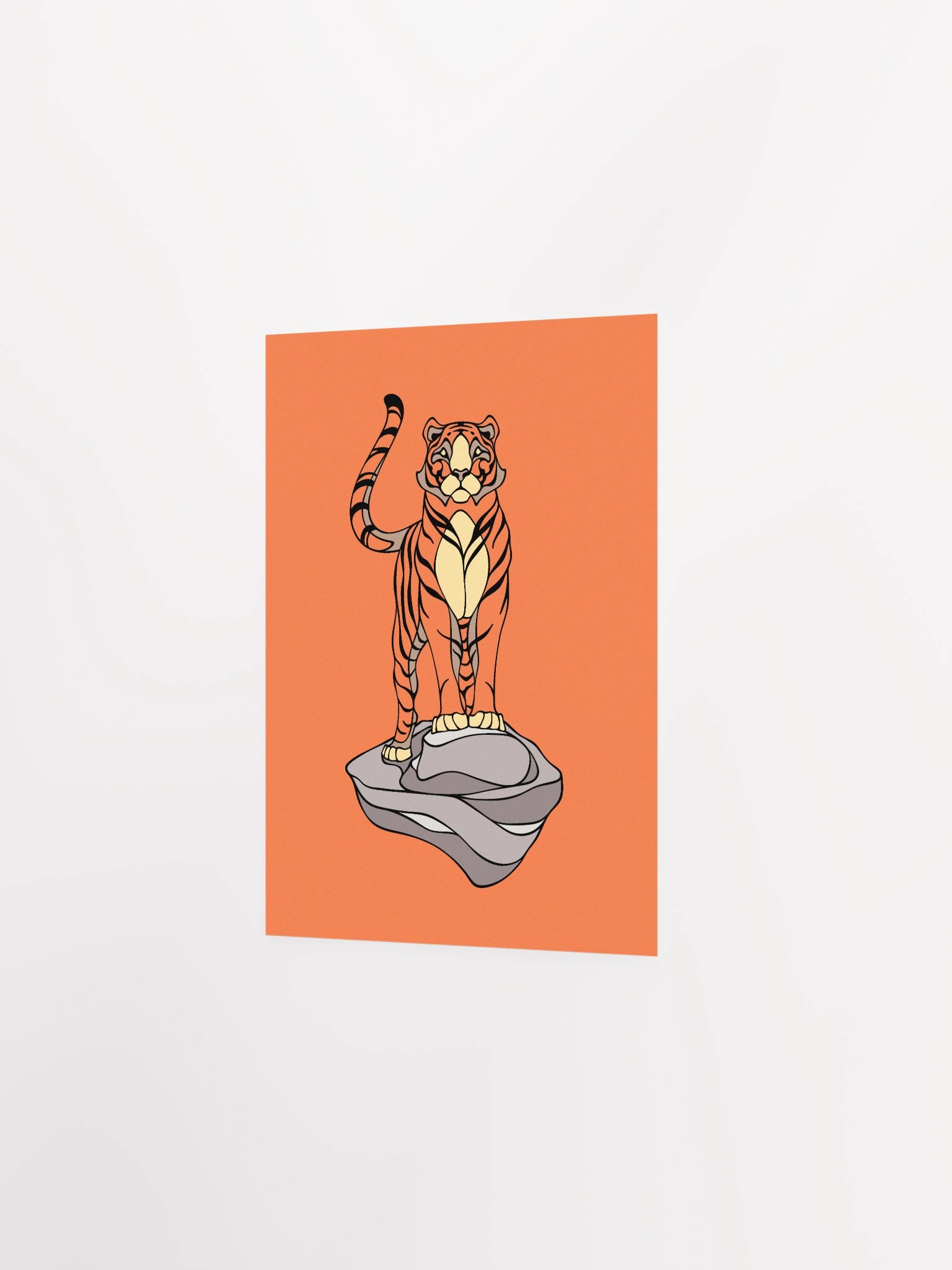 Siberian Tiger - Rectangle Matte Paper Poster product image (2)