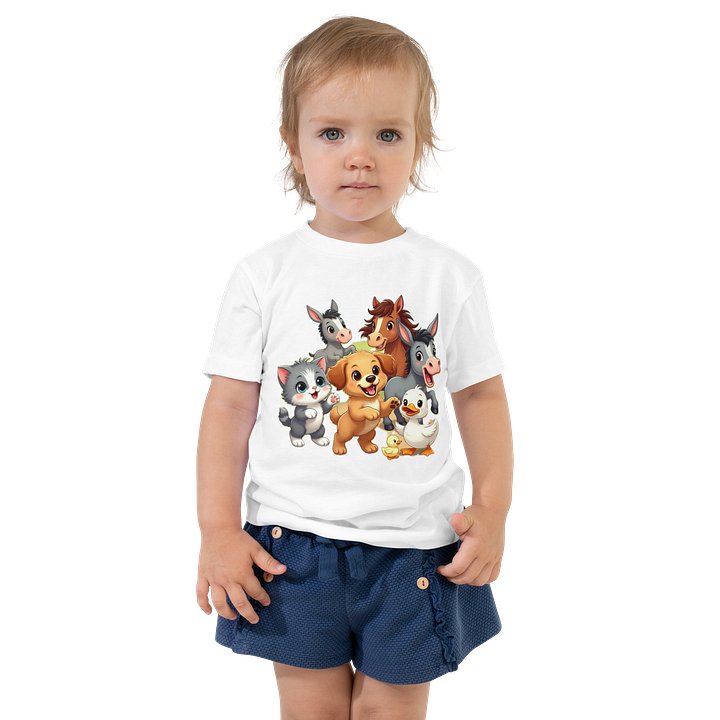 Cute Farm Animal Nursery Rhyme Children’s T-shirt product image (1)