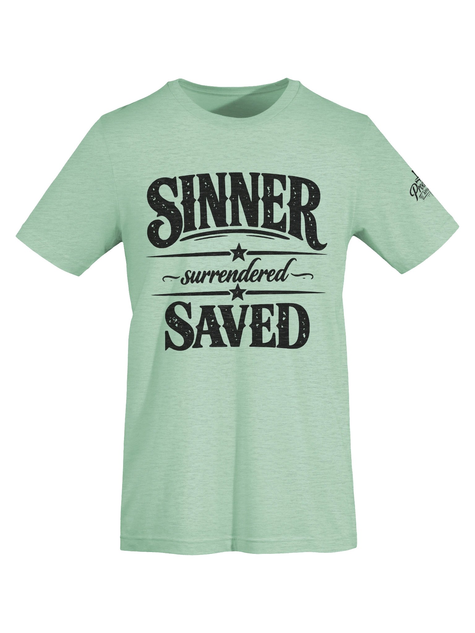 Sinner Surrendered Saved - Dark Print product image (60)