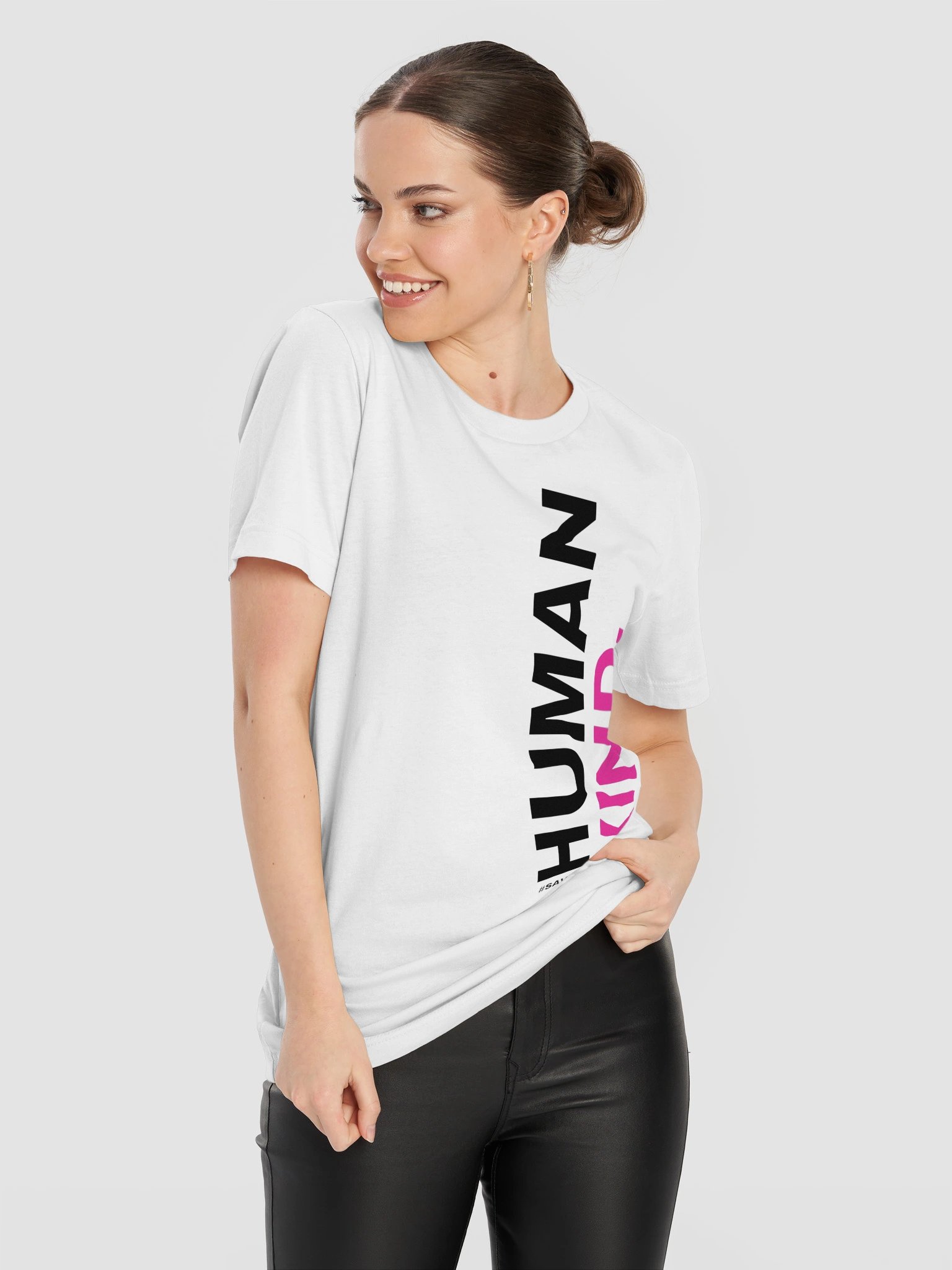 Human KIND White T-Shirt product image (1)