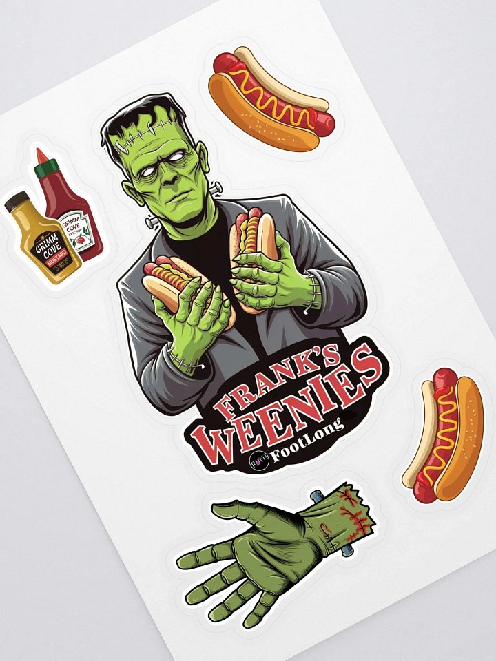 Grimm Cove: Frank's Weenies Sticker Set product image (1)