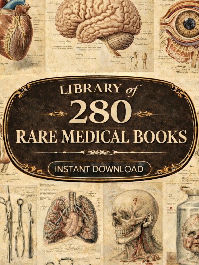 280 Rare Medical Books product image (1)