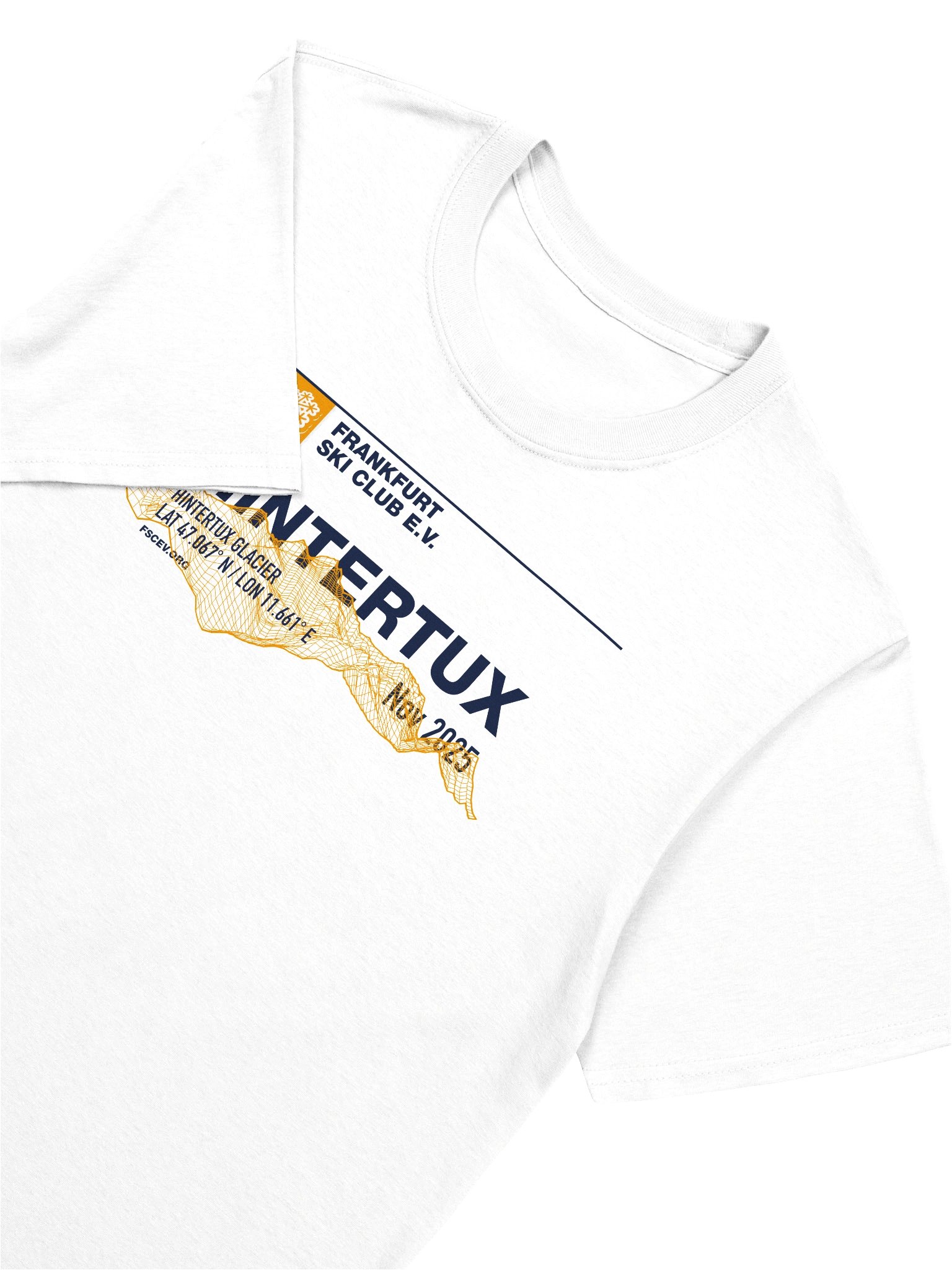 Hintertux Glacier Coordinates Resort white (front and back print) product image (3)