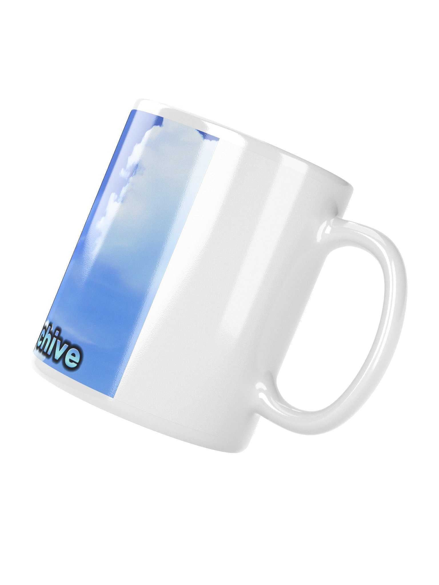 "Flying Bird" White Glossy Mug product image (4)