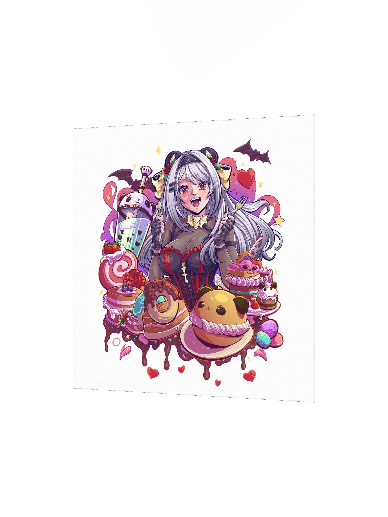 Mochi Snackin' Art Print product image (10)