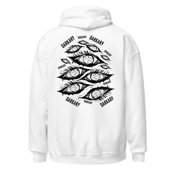 DARKARY Eyes White Hoodie product image (1)