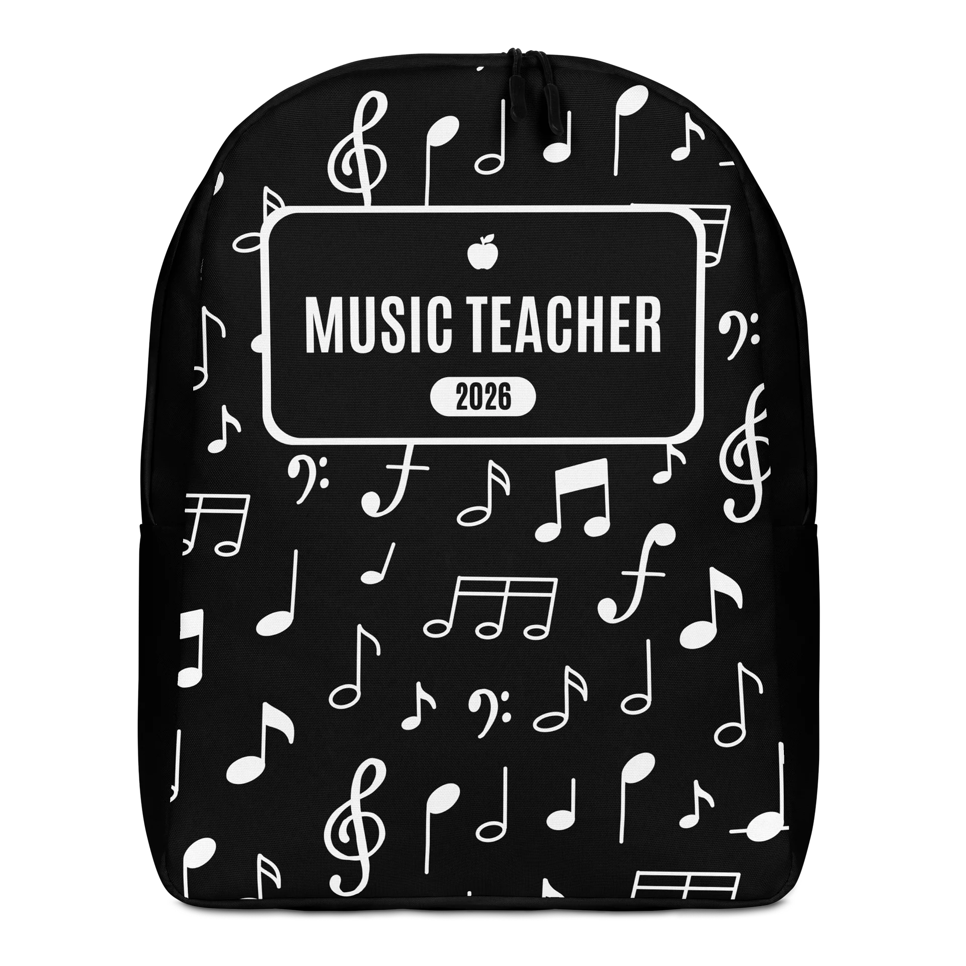 Music Teacher Backpack - Back to School Book Pattern Bag, Teacher Gift 2026 product image (1)