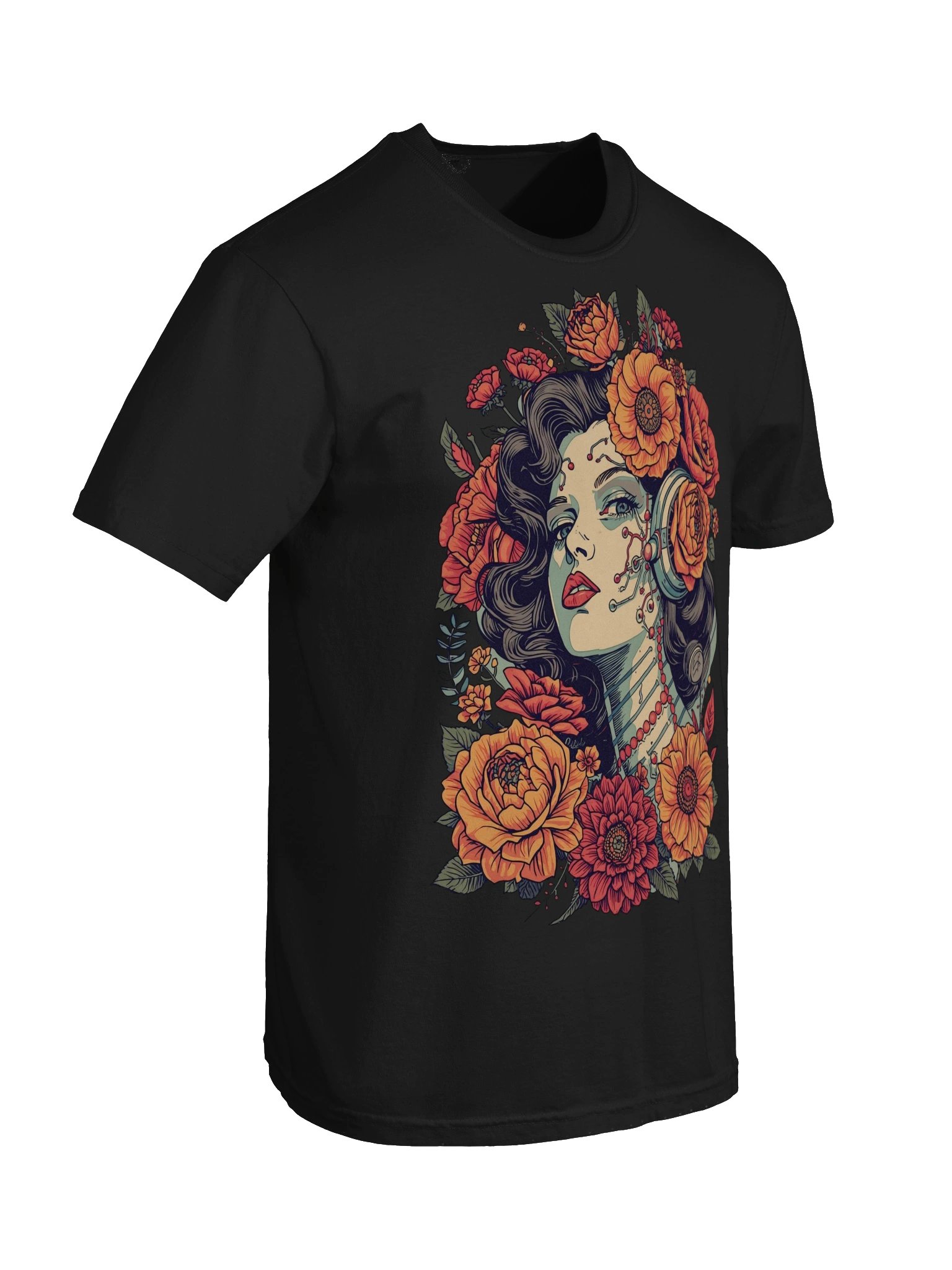 Vintage Floral Muse Heavyweight Tee product image (4)