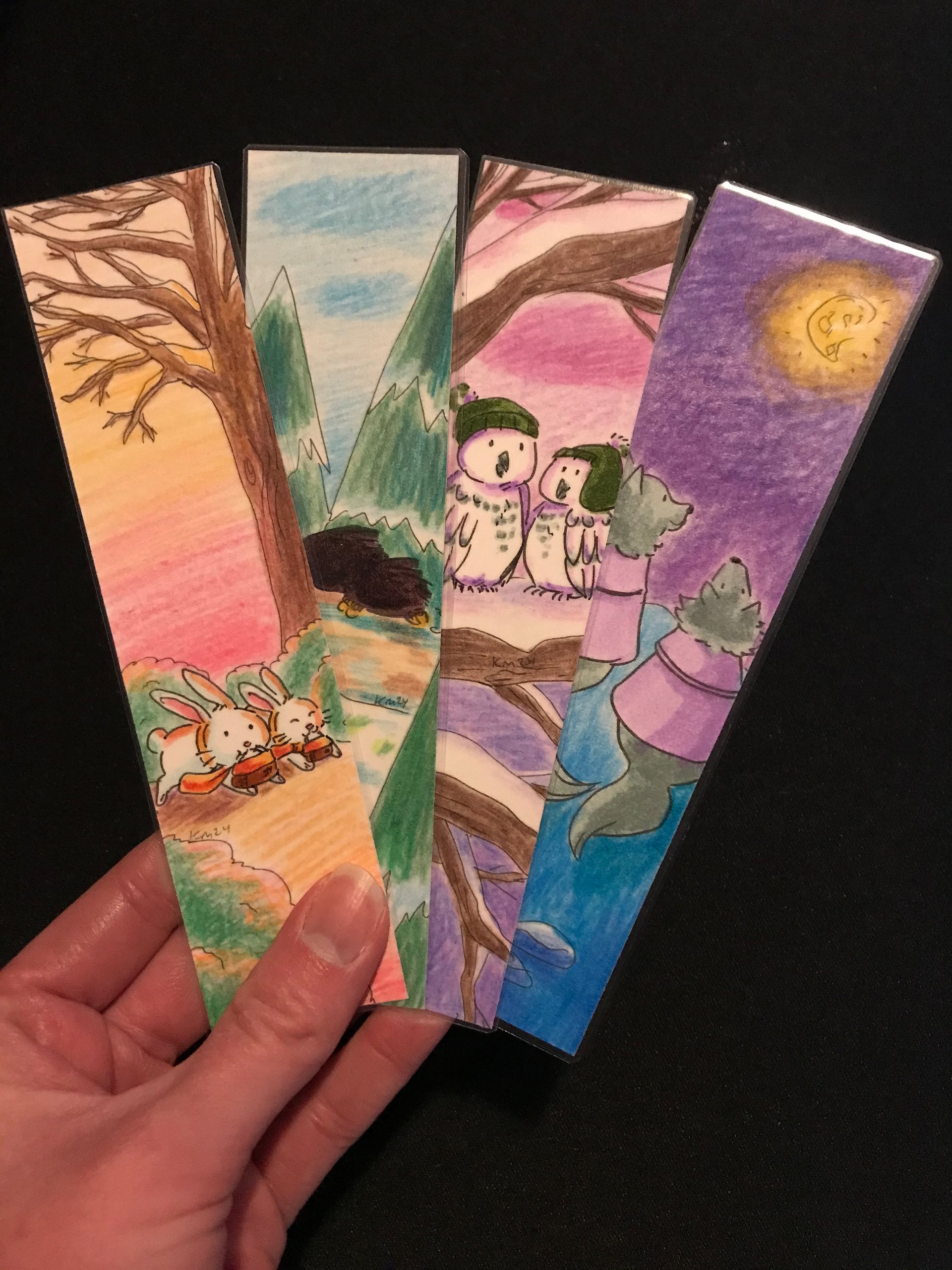 Winter Animal Bookmarks product image (2)