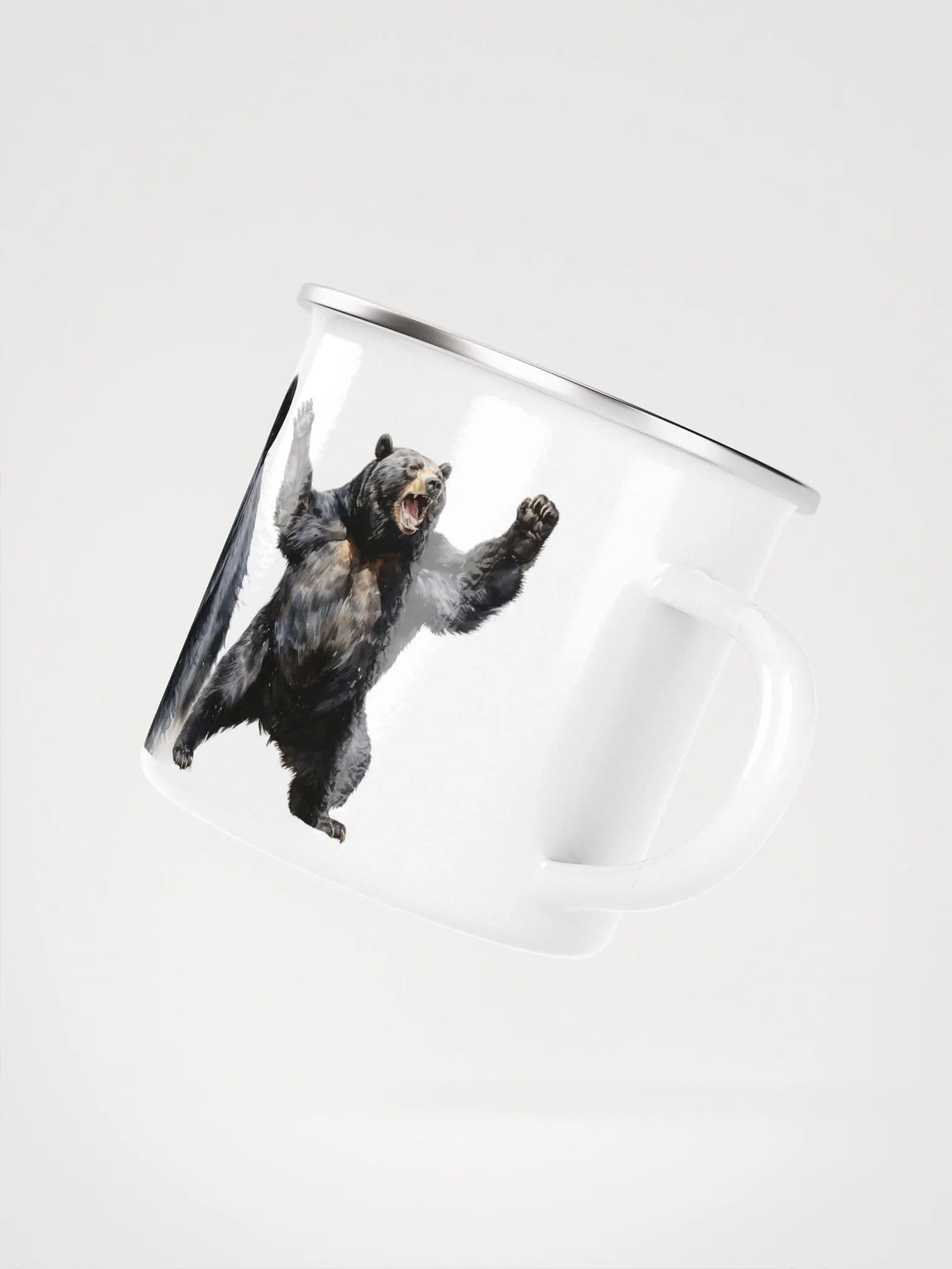 Black Bears Enamel Mug product image (3)
