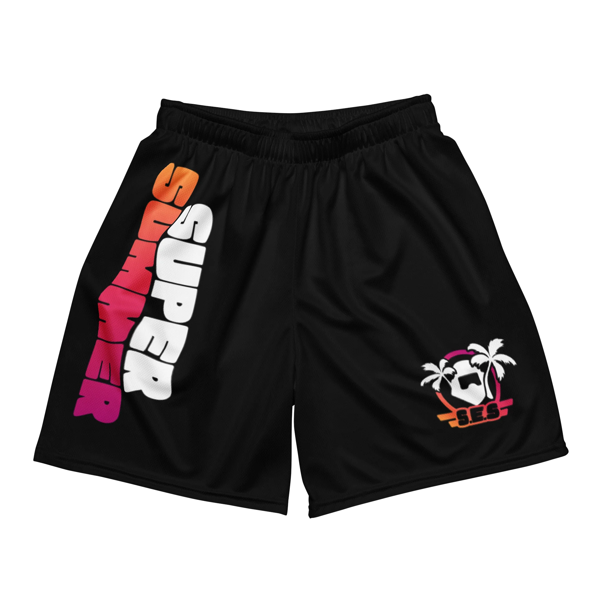 S.E.S Super Summer 26 - Gradient Logo Mesh Shorts product image (2)