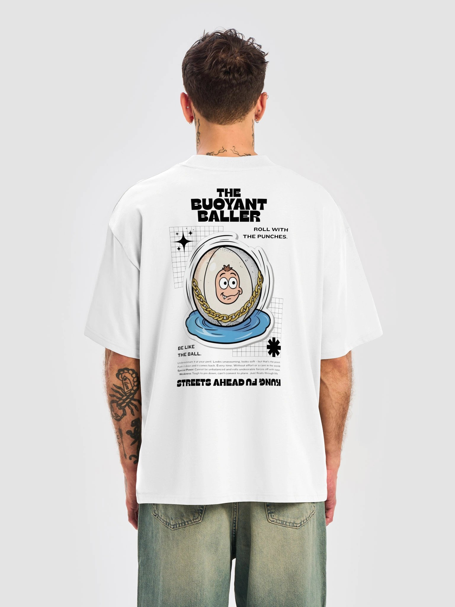 The Buoyant Baller - Short Sleeve Shirt - White product image (3)