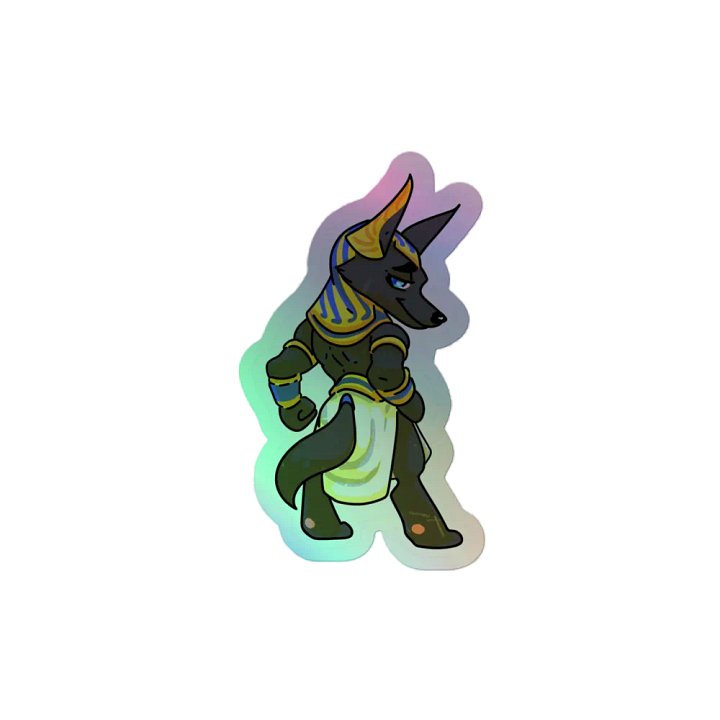 Holographic Anubis Sticker product image (2)