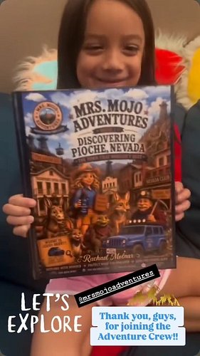 📚💙 CALLING ALL JUNIOR ADVENTURERS! 💙📚

We want to see ALL of our little Junior Adventurers exploring with Mrs. Mojo! 🥾🏜️✨

A ...