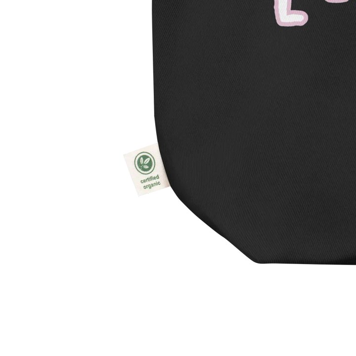 *not* mentally linear (lined design, #E1B9CE) tote bag product image (2)