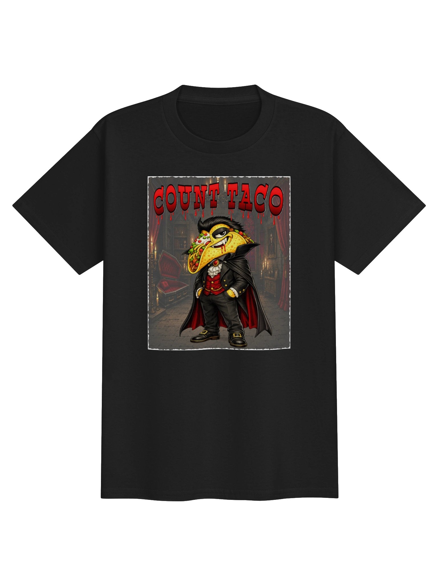 Countaco Spooky Taco Vampire Tee - The Taco Family Kids product image (3)