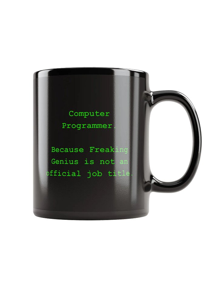Freaking Genius Mug - Black product image (2)