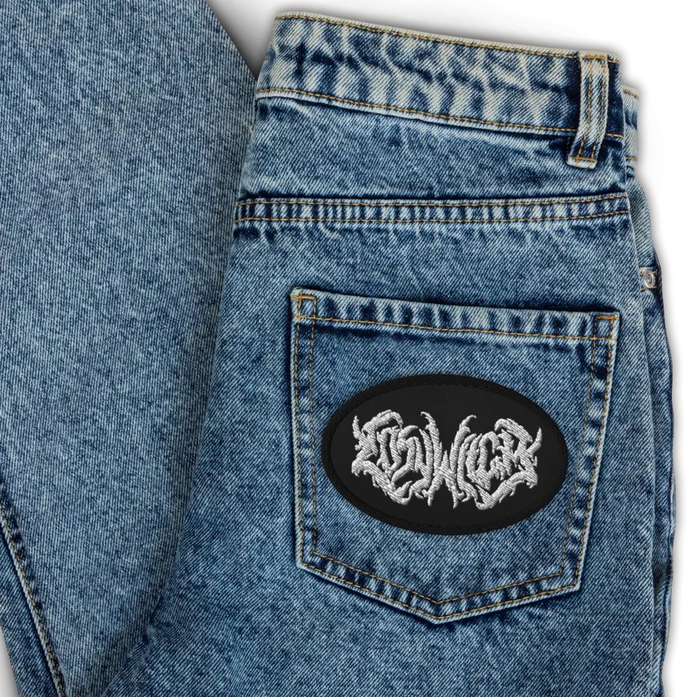 Cosy Black Metal Embroidered Patch product image (7)
