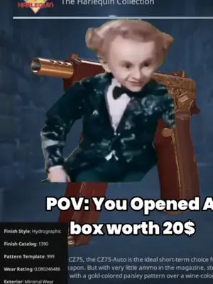 When you opened a 20$ box #counterstrike2  #CS2 #csgo #cs2case
