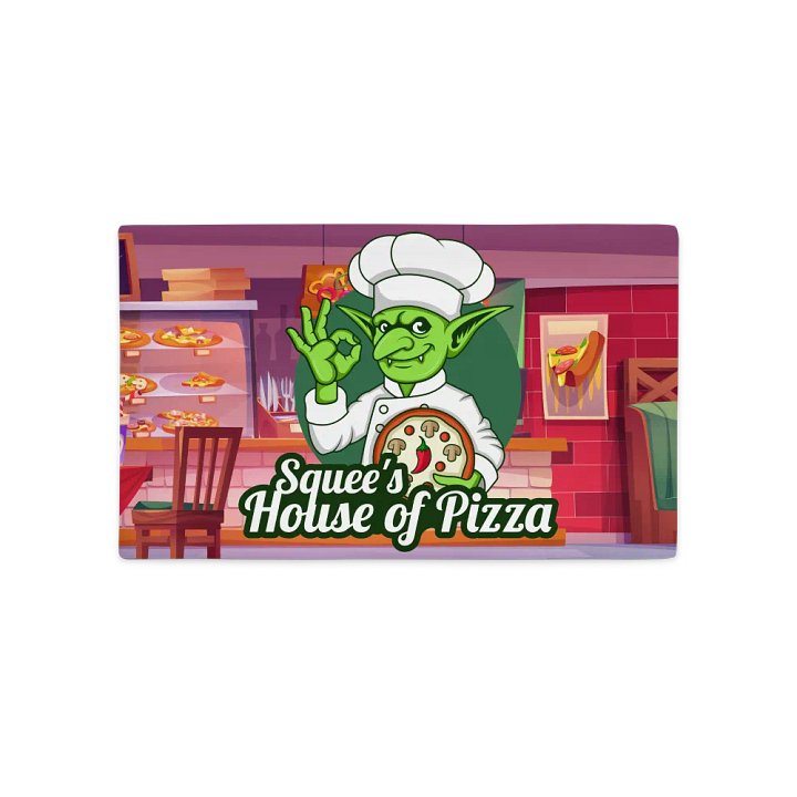Squee’s House of Pizza Premium Pillow Case product image (1)