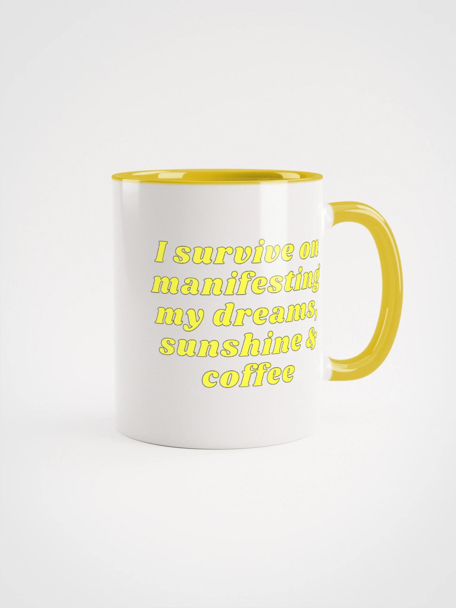 Sunshine & Coffee Manifestation Ceramic Mug product image (1)