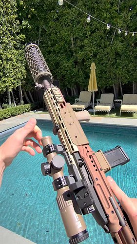 SURG can on the @itpairsoftusa Micro-14 EBR?? #airsoft #notreal
