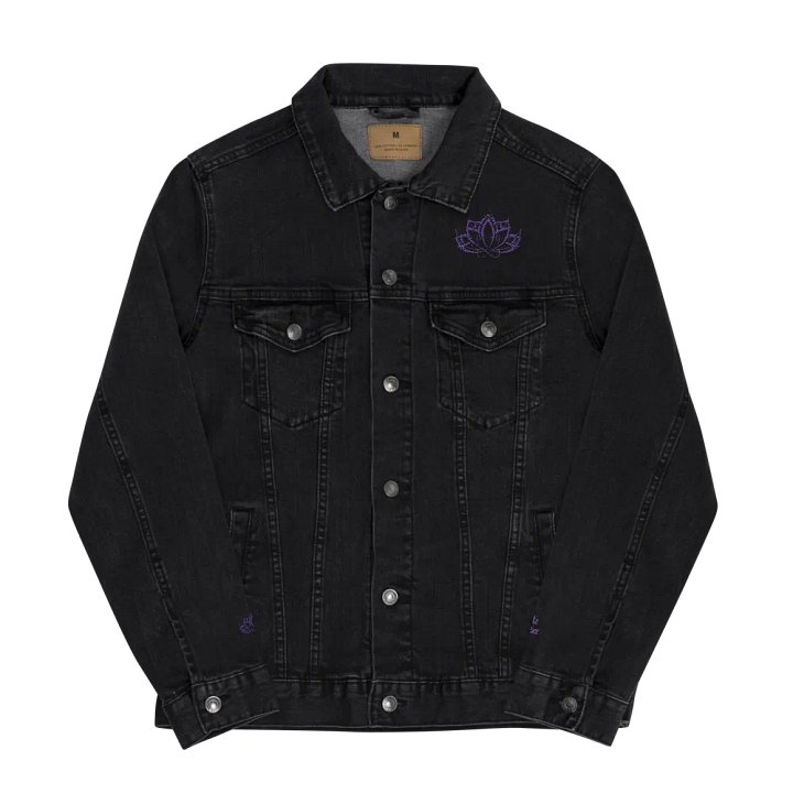 Flexxfinity Lotus Embroidered Denim Jacket product image (2)