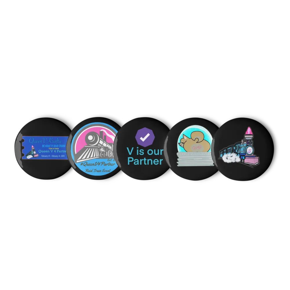 Raid Train Button Pin Set V2 product image (1)