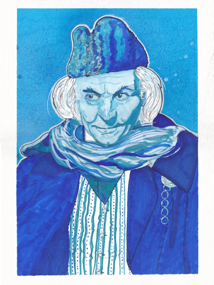 original art - William hartnell - doctor in blue product image (1)