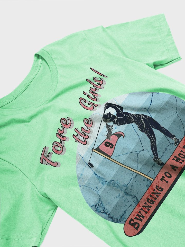Fore The Girls Swinging To A Hole In One Golfing Victory Tee product image (2)