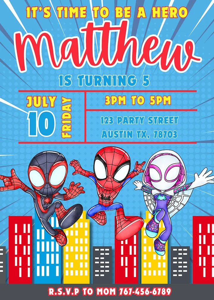 Spidey and His Amazing Friends: Superhero Birthday Bash