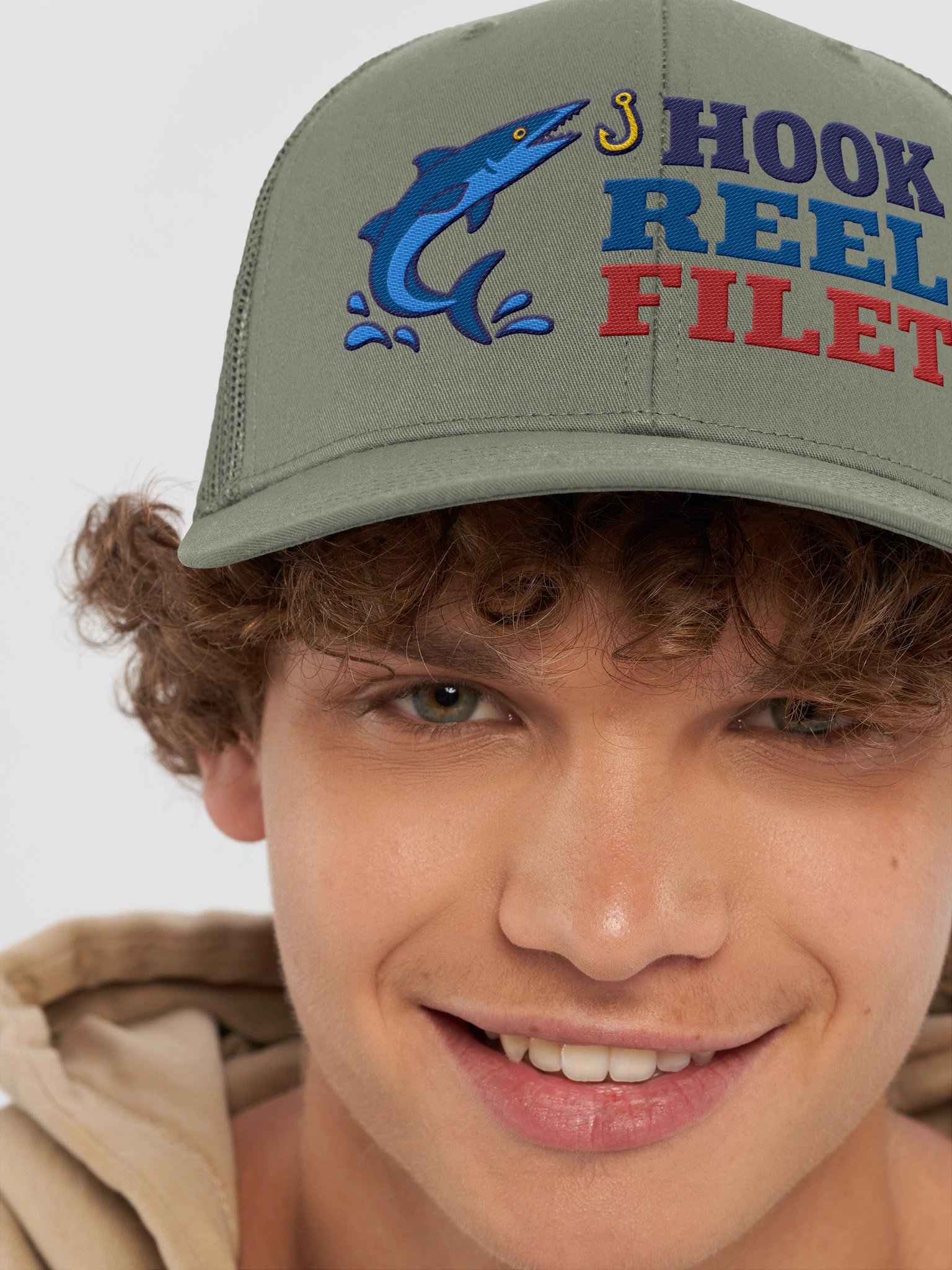 Hook · Reel · Filet Trucker Cap product image (24)