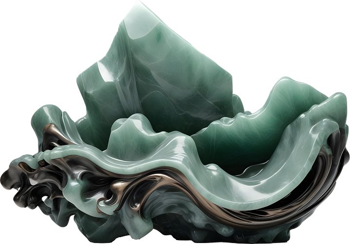 Jade Signature – Abstract Jade Sculpture product image (1)